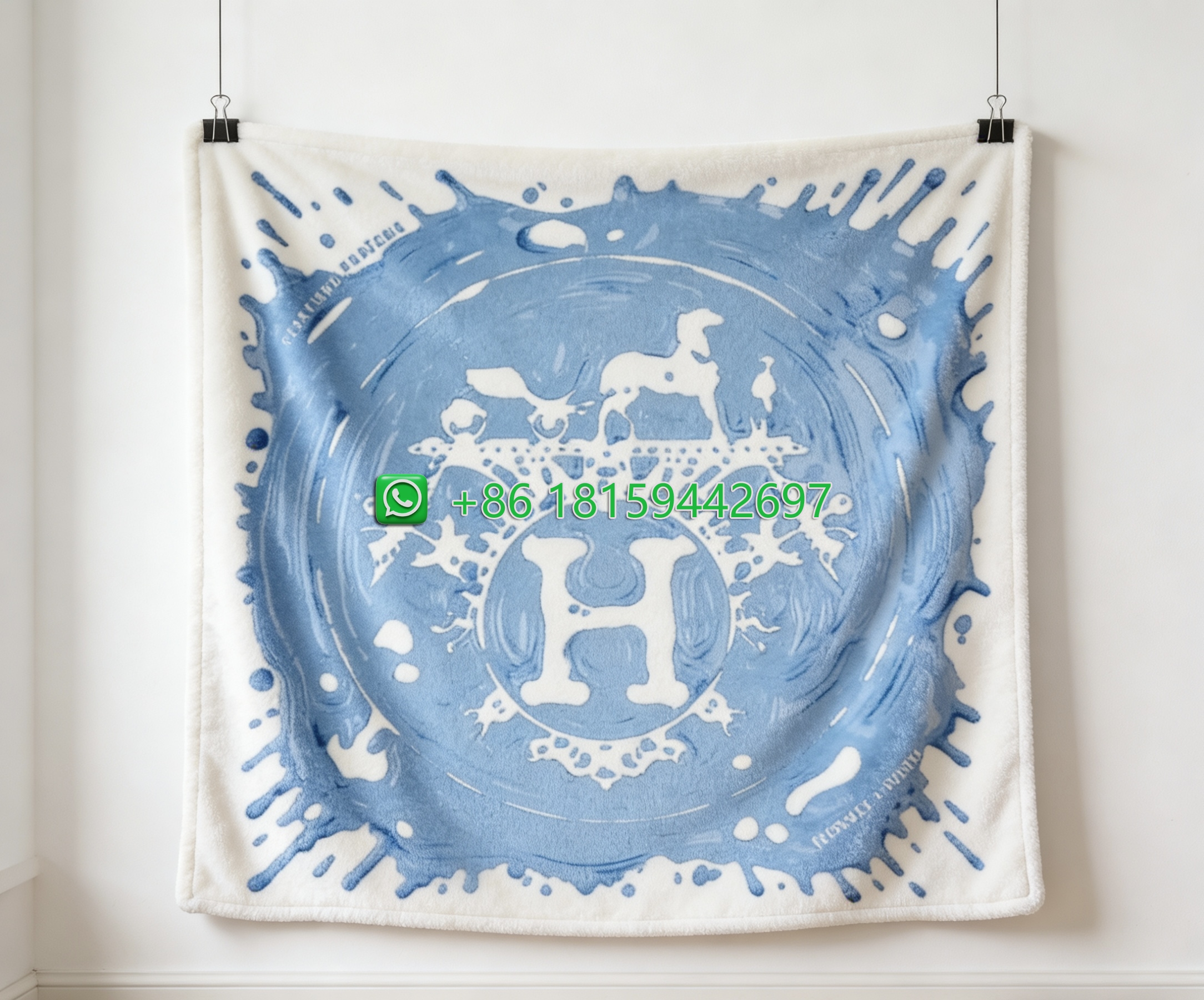 Hermes Throw Blankets
